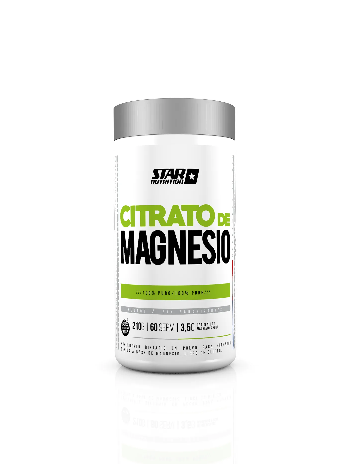 Citrato de Magnesio - Polvo 210 Gr