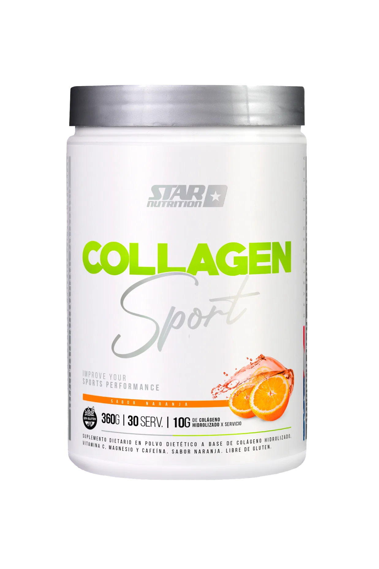 Collagen SPORT Naranja 360 Gr en polvo