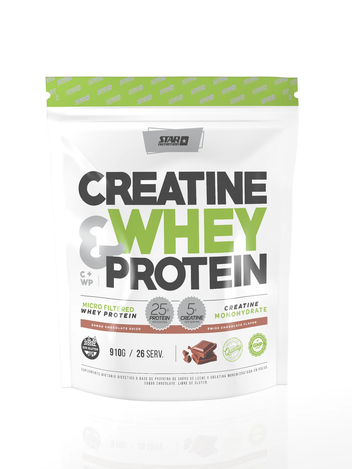 Creatine & Whey Protein - Creatina con Proteína 910 Gramos