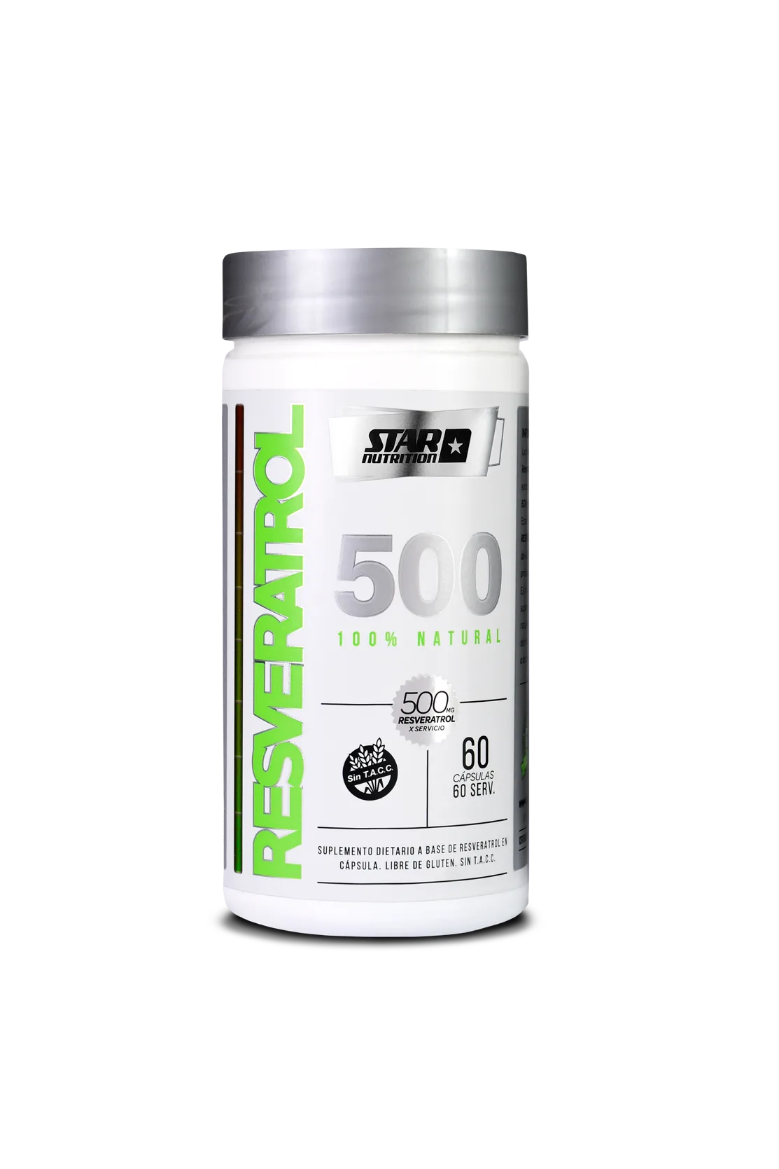 Resveratrol 500 - 60 Cápsulas