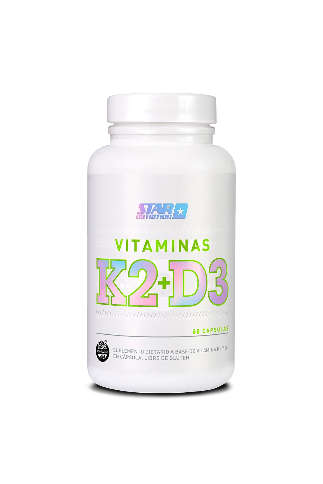 Vitaminas K2+D3 - 60 Cápsulas